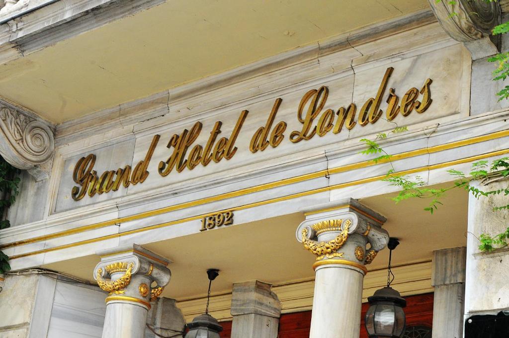 איסטמבול Grand Hotel De Londres מראה חיצוני תמונה